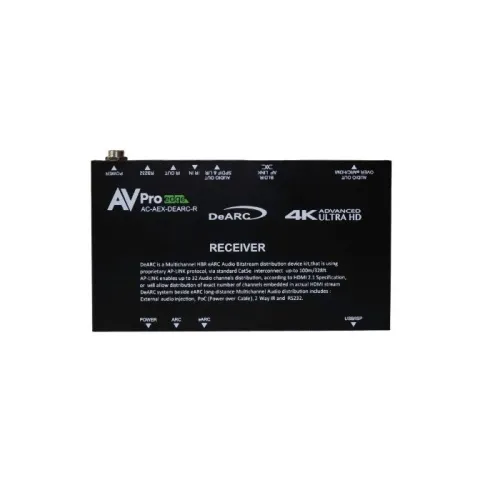 AV Pro Edge AC-AEX-DEARC-KIT eARC Extender Kit with Transmitter-Receiver Duo for Audio Codec Transfer