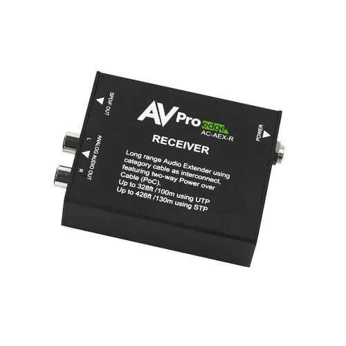 AV Pro Edge AC-AEX-R Uncompressed Audio Receiver, 100m