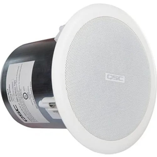 QSC AC-C4T AcousticCoverage Series 4" Ceiling-Mount Loudspeakers, Pair