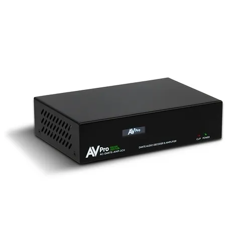 AV Pro Edge AC-DANTE-AMP-2CH 2-Channel Dante Amplifier, 25W per Channel