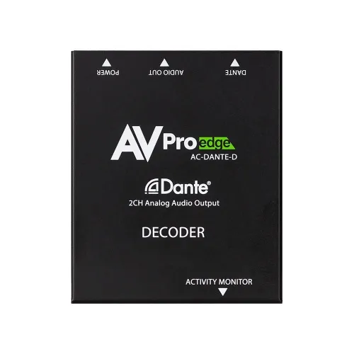 AV Pro Edge AC-DANTE-D 2-Channel Dante Decoder