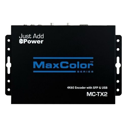 Just Add Power MC-TX2 Series MaxColor 4K Transmitter with Audio Return Channel and Fiber Port Connection Support