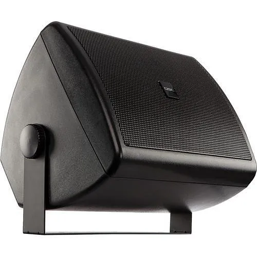 QSC AC-S4T-BK Surface Mounted 4.5" 2-Way 130° Conical Loudspeaker, Black