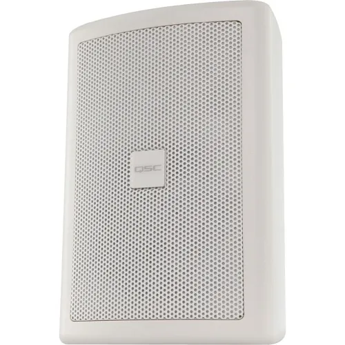 QSC AC-S4T-WH 4" Two-Way Surface Mount Loudspeaker, White