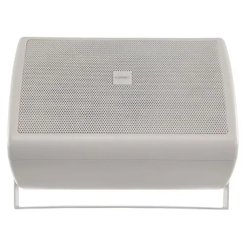 QSC AC-S6T-WH AcousticCoverage Series 6.5" 2-Way Surface Mount Loudspeaker, 130° Conical, White