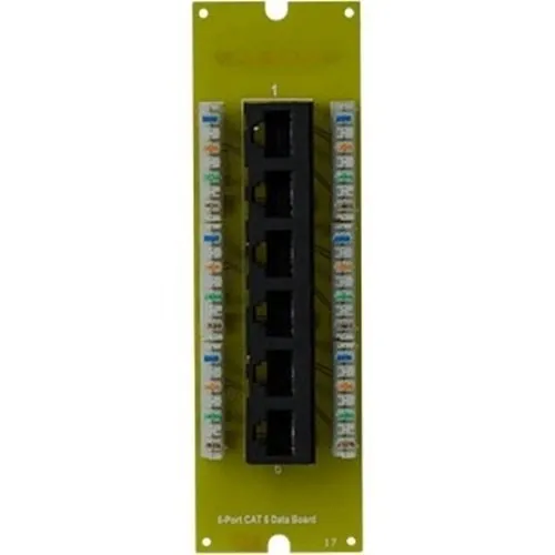 On-Q AC0606 6port CAT6 Data Board for MDU Enclosure