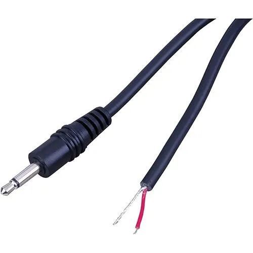 Vanco AC104 Mono Plug to Stripped Tinned Ends Cable, 3.5mm