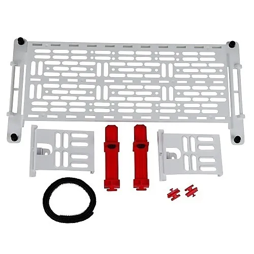 On-Q AC1050EMK 5" Mounting Plate Combo Kit, White