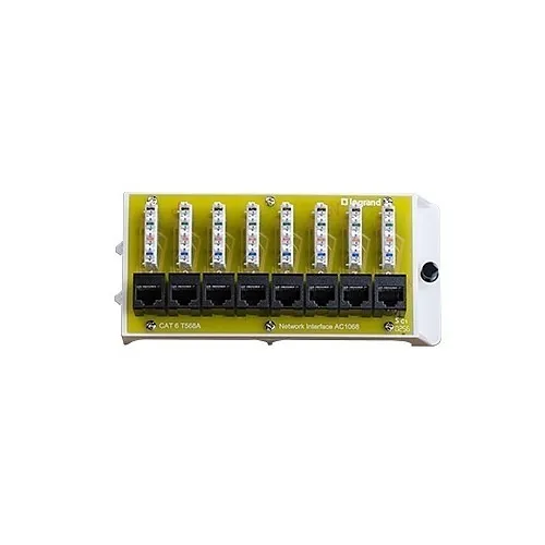 Ortronics AC1068 8-Port CAT6 Network Interface Module
