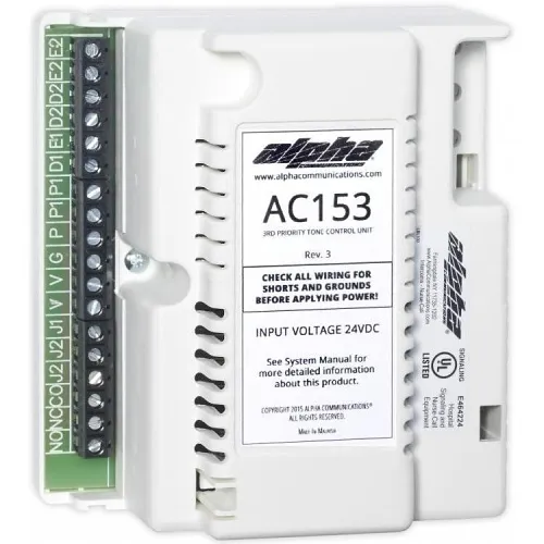 3rd Priority Tone Control Unit