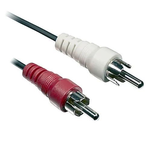 Vanco RCA Patch Cable-Nickel Plated