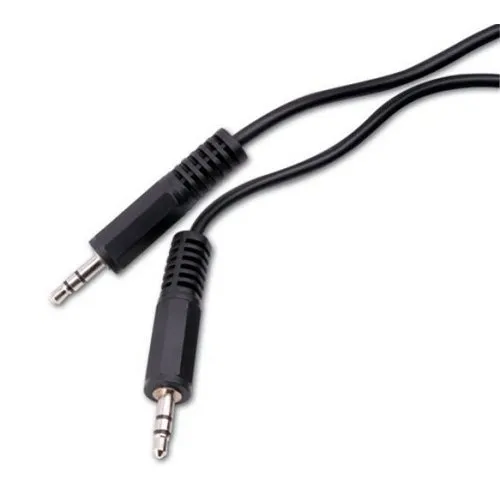 Vanco AC2WX 3.5mm Stereo Plug to 3.5mm Stereo Plug Cable, Black