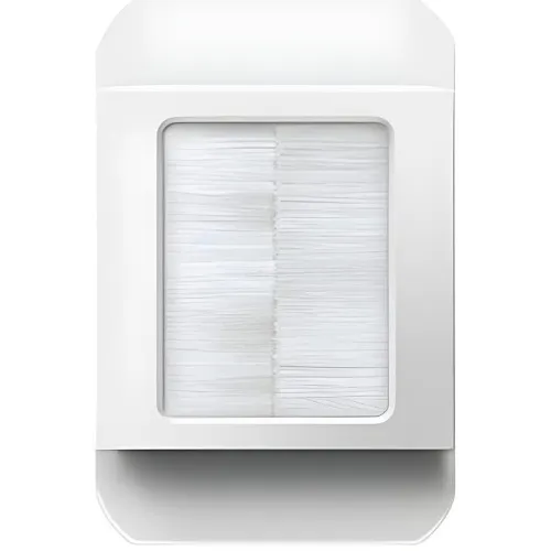 Pass & Seymour ACBRSTPW1 In-Wall Cable Access Port, White