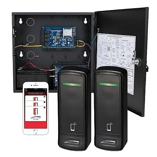 Speco ACKITM2DR 2 Door Access Control Kit with Bluetooth Mobile