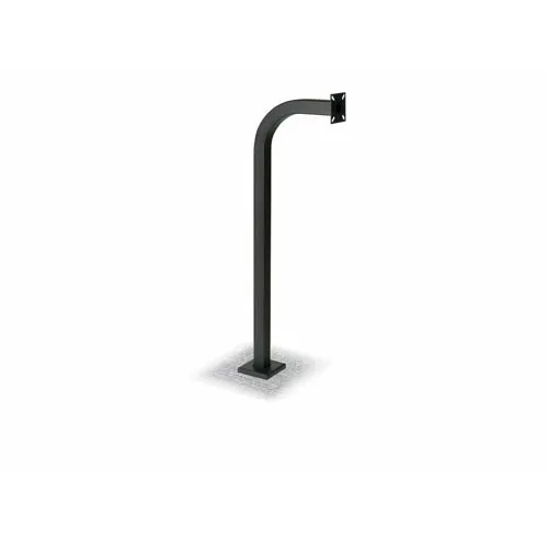 Linear GNC-1 Curb-Mount Gooseneck for Keypad, Telephone Entry System and Access Control Systems, Black
