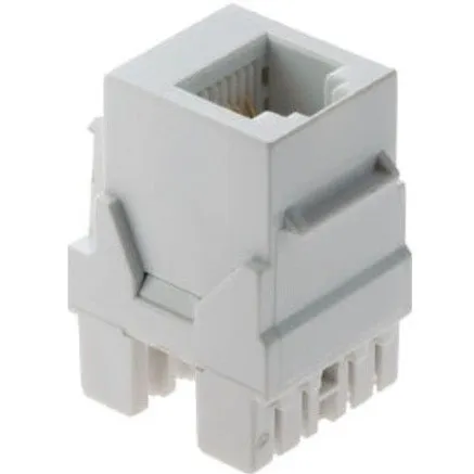 Pass & Seymour ACRJ25W1 RJ25 Phone Jack Keystone Insert, White