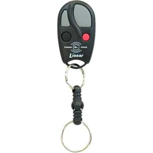 Linear ACT-34D MegaCode 4-Channel Block Coded Key Ring TRANS PROX Transmitter and Proximity Tag, Black
