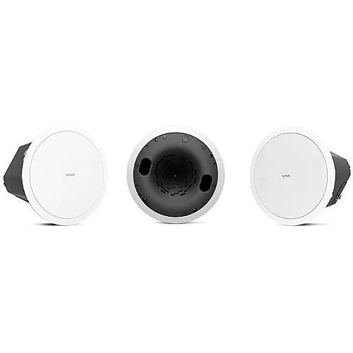 QSC AD-C6T-HC AcousticDesign Series 6.5" 2-Way Ceiling Mount Loudspeaker, 75° Coverage, 120W, White