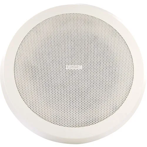 QSC AD-C821R SYSTEM AcousticDesign Series 8" Ceiling Mount Speaker with Split Ring and Tile Rails, 200W, White