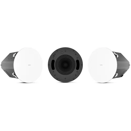 QSC AD-C8T-SWZB-WH 8" Ceiling Subwoofer with Bezel-Less Design, White