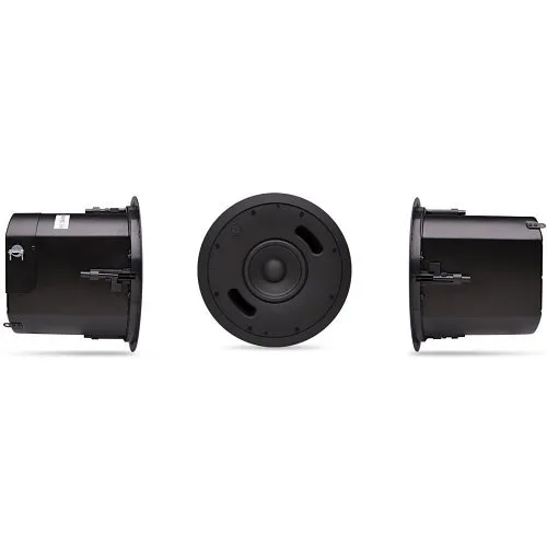 QSC AD-C.SUB AcousticCoverage Series 6.5" Dual Voice Coil Small Format Ceiling Subwoofer, Black