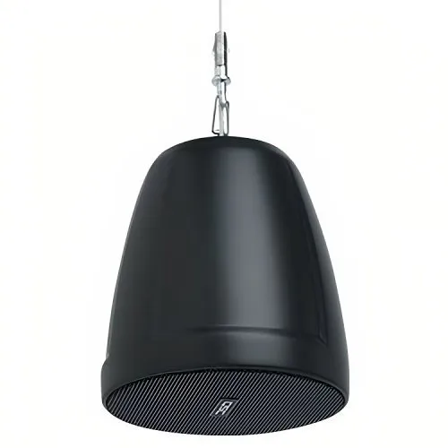 QSC AD-P.SAT-BK AcousticDesign Series 2.75" Small Format Satellite Pendant Loudspeaker, Black