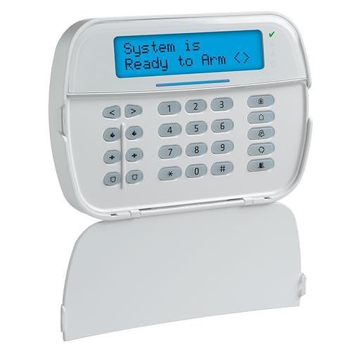 DSC HS2LCDRFPRO9 PowerSeries Pro Hardwired Security Keypad with Built-in PowerG Transceiver and Prox Support, English Function Keys