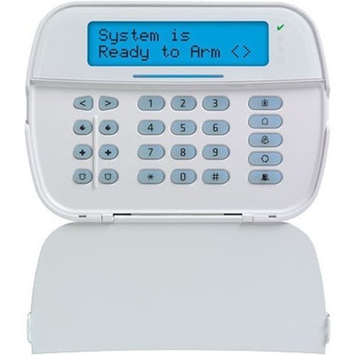 DSC HS2LCDRFPRO9ENG PowerSeries Pro Full Message LCD Hardwired Keypad with English Function Keys, Built-in PowerG Transceiver and Prox Support