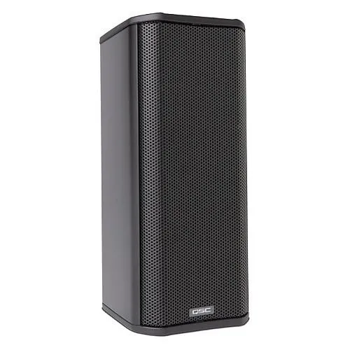 QSC AD-S402T-BK 60W, dB, 2.75" Column Surface-Mount Loudspeaker, Black