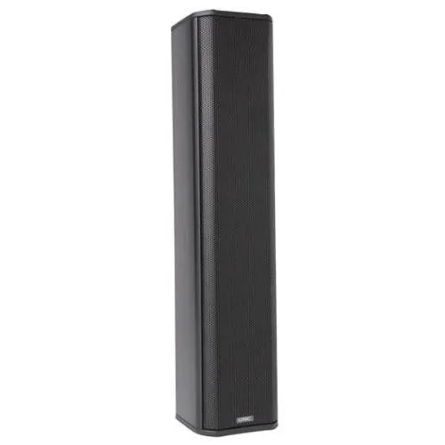 QSC AD-S802T 8-Driver Column Surface-Mount Loudspeaker, Black