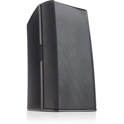 QSC AD-S8T-BK AcousticDesign Series 8" 2-Way 200W Surface-Mount Loudspeaker, Single, Black