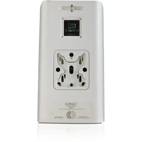 QSC AD-S8T-WH AcousticDesign Series 8" 2-Way 200W Surface-Mount Loudspeaker, Single, White