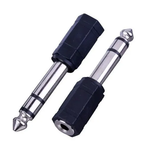 Vanco AD529 3.5mm Stereo Jack to 1/4" Plug Adapter