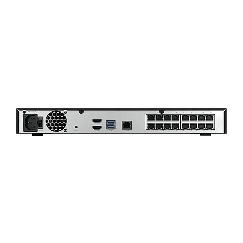 Alarm.com ADC-CSVR2016P-2X12TB Pro Series 16-Channel at 4MP Commercial Stream Video Recorder, 24 TB, Black