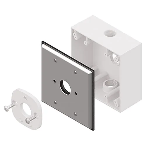Alarm.com ADC-OB102 Outlet Box Adapter, Dual Gang