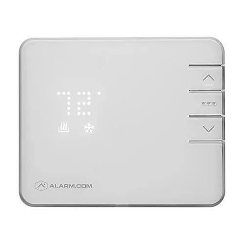 Alarm.com ADC-T2000 Smart Thermostat, 3-Stage Heat, 2-Stage Cooling, AA Battery