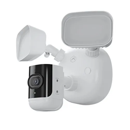 Alarm.com ADC-V729 4MP Floodlight Camera for Outdoors, 3000-Lumen, 2-Way Audio, White