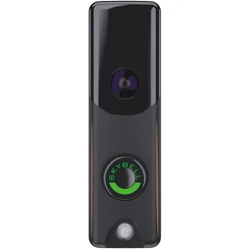 Alarm.com ADC-VDB106X Slimline 2-Way Doorbell Camera, Bronze