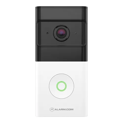 Alarm.com ADC-VDB780B 2MP Wireless Video Doorbell, Black/White