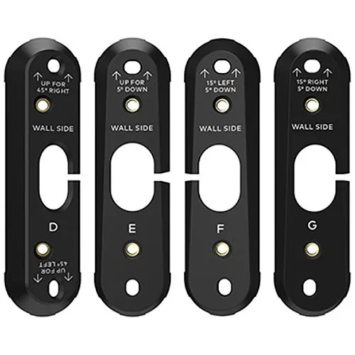 Alarm.com ADC-VDBA-WMK Wedge Mounting Kit with Mounting Brackets for ADC-VDB770 Doorbell Camera