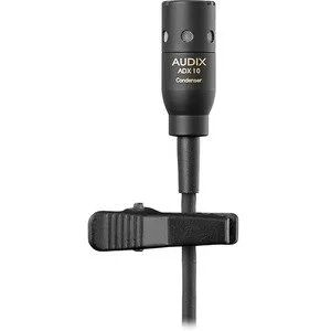Audix ADX10 Lavalier Wireless Miniature Cardioid Condenser Vocal Microphone, 3' Cable