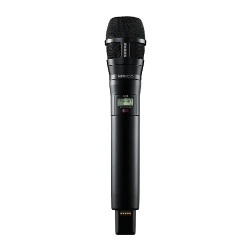 Shure ADX2/N8CB=-G57 ADX2 Series Handheld Wireless Microphone Transmitter with Nexadyne 8/C Capsule, Axient Digital, Black