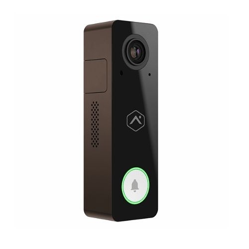 Alarm.com ADC-VDB750-BZ Design Studio Series 2MP WiFi Video Doorbell Camera, Bronze Finish
