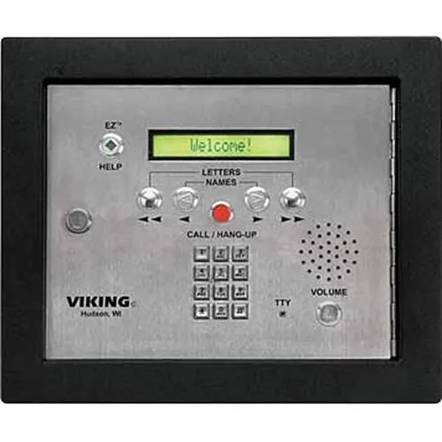 Viking AES-2000F Accessible Entry System, Flush Mount, Non-Volatile Digital Voice Announcer, Volume Control