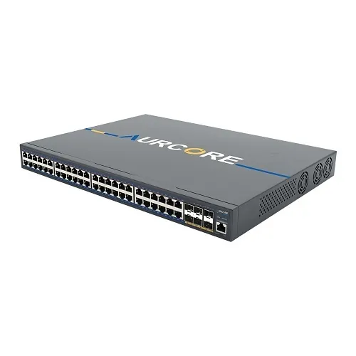 AurCore AES4002 AES4000 Series 48x1GE Base-T, 6x10GE SFP+, L3 Managed Switch, 216Gbps