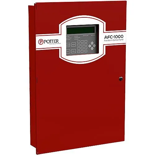 Potter AFC-1000 Fire Alarm Control Panel, Expandable Analog/Addressable, System Capacity of 1270 Addresses