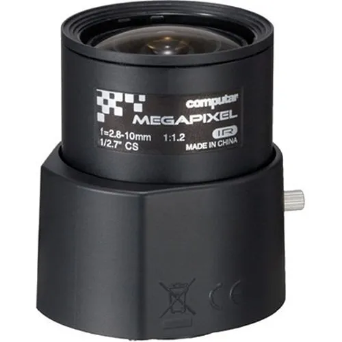Computar AG4Z2812FCS-MPIR 1/2.7" MP IR DC Auto Iris Lens for CS Mount, 2.8-10mm