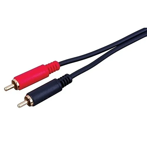 Vanco AGH272X 6' Premium Gold Plated OFC Stereo Dual RCA Plugs