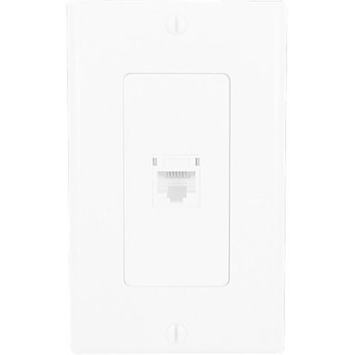 Primex 125-0952-WT Modular Wall Plate Decorative Insert, 2-port, White