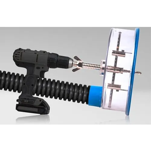 Jonard Tools AHC-19 9" Adjustable Round Hole Cutter with Vacuum Port